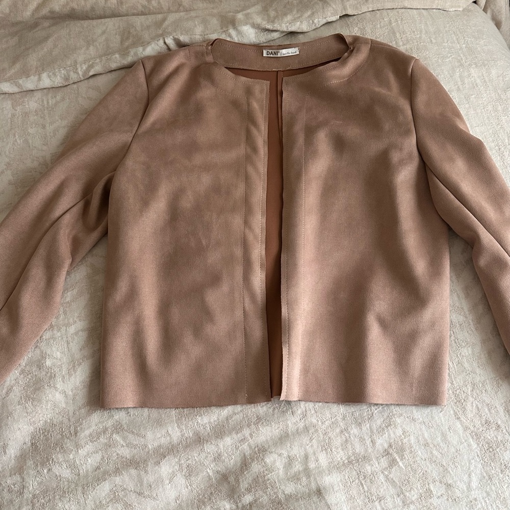 DANI Women's Mauve Crewneck Jacket